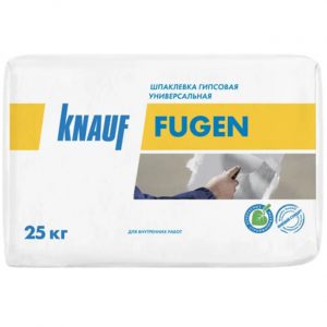Шпаклёвка гипсовая универсальная Knauf Фуген 25 кг