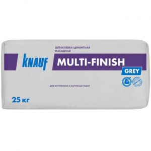 Шпаклёвка цементная финишная Knauf Мульти-финиш 25 кг