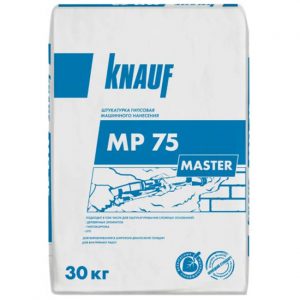 Штукатурка гипсовая механизированная Knauf МП 75 Мастер 30 кг