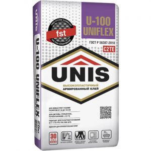 Клей для плитки Unis Uniflex U-100 25 кг