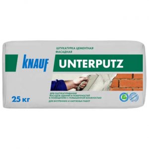 Штукатурка цементная Knauf Унтерпутц 25 кг